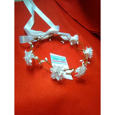 FLOWER CROWN BINTANG PUTIH BLINK