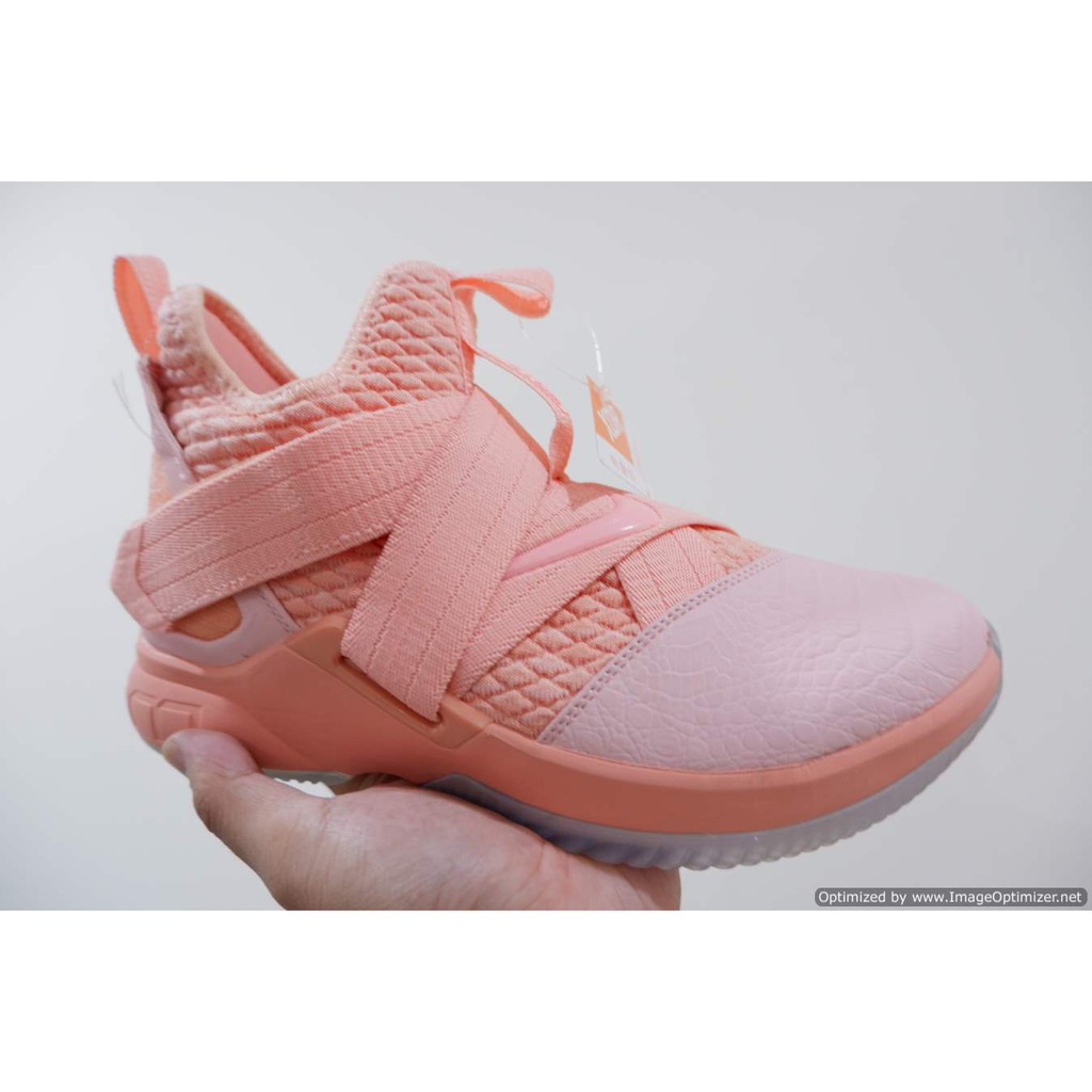 Jual Nike Lebron Soldier 12 High Soft Pink | Shopee Indonesia