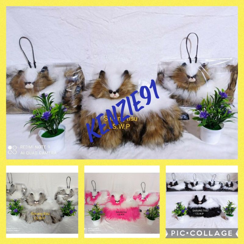 Gratis Ongkir-Tempat tisu karakter kucing