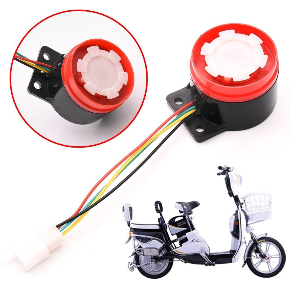 R-FLOWER Alarm Motor Klakson New Moped Aksesoris Self Check Speaker Suara Umum