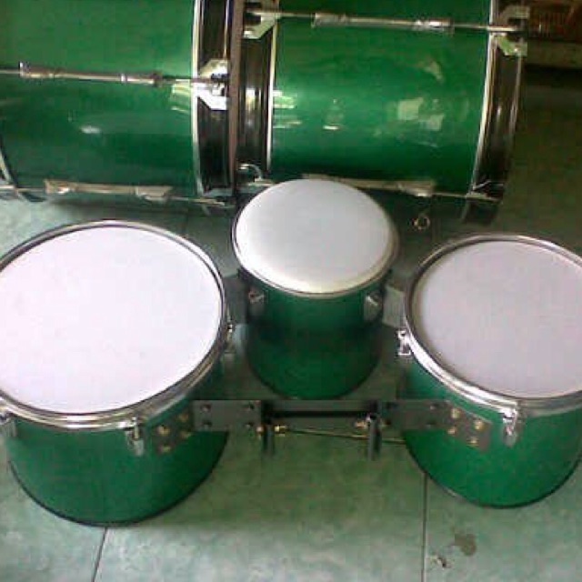 Trio Tom size dewasa (8" 10" 12") drumband / suporter