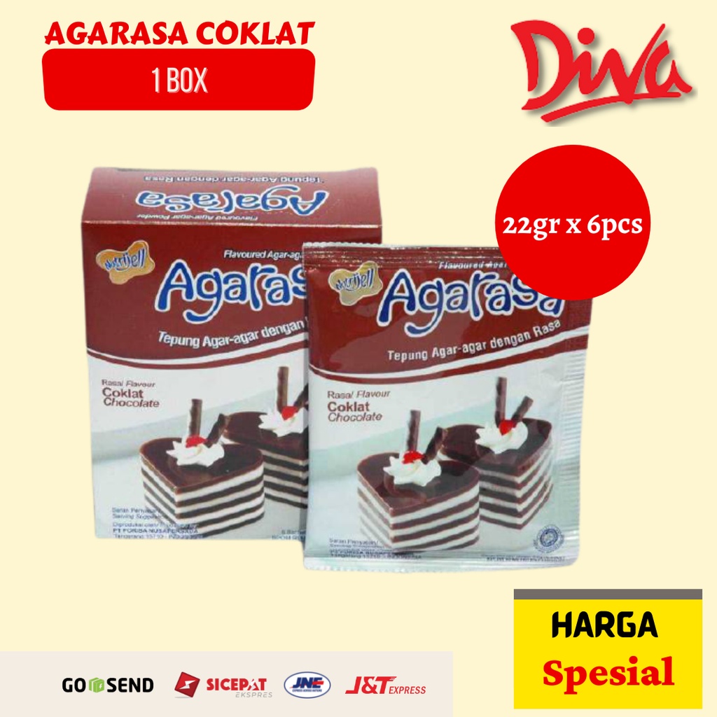 

[1 Box] Agarasa Cokelat / 22GR X6 PC