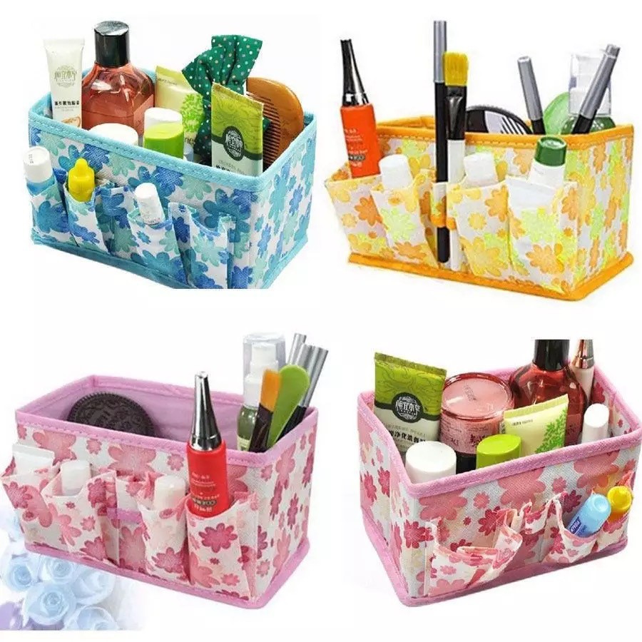 Box Kotak Penyimpanan Kosmetik model Lipat | Makeup Organizer ya.