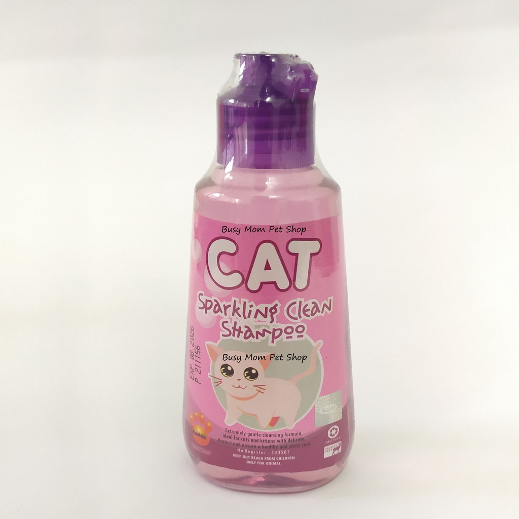 Sparkling Clean Cat Shampoo Kucing Wangi Parfum Shampo 2 in 1 dengan Kondisioner 150ml 150 ml