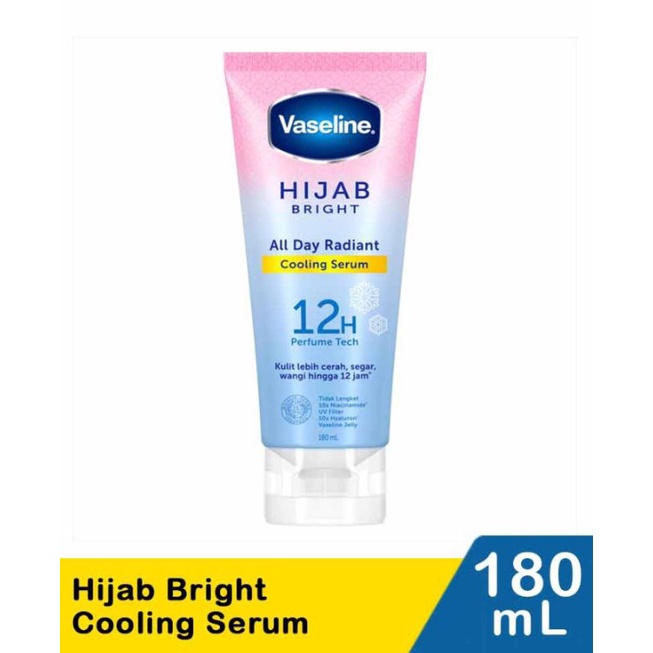Vaseline Hijab Hand And Body Bright All Day Radiant Cooling Serum 180ml