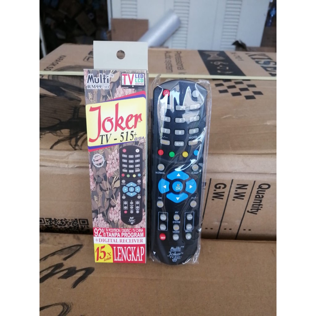 Remote Tv Multi Rm99 Id Joker Tv 515 Giga Shopee Indonesia