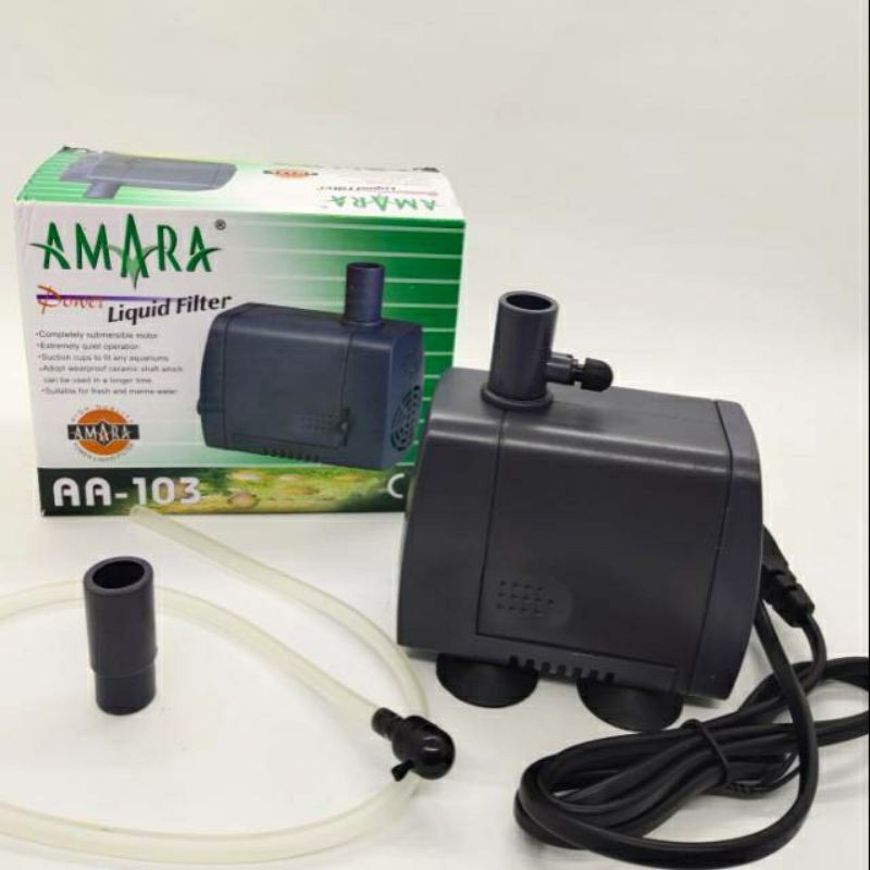 Mesin Pompa Water Pump Power Head Filter Aquarium Kolam Merk Amara 103