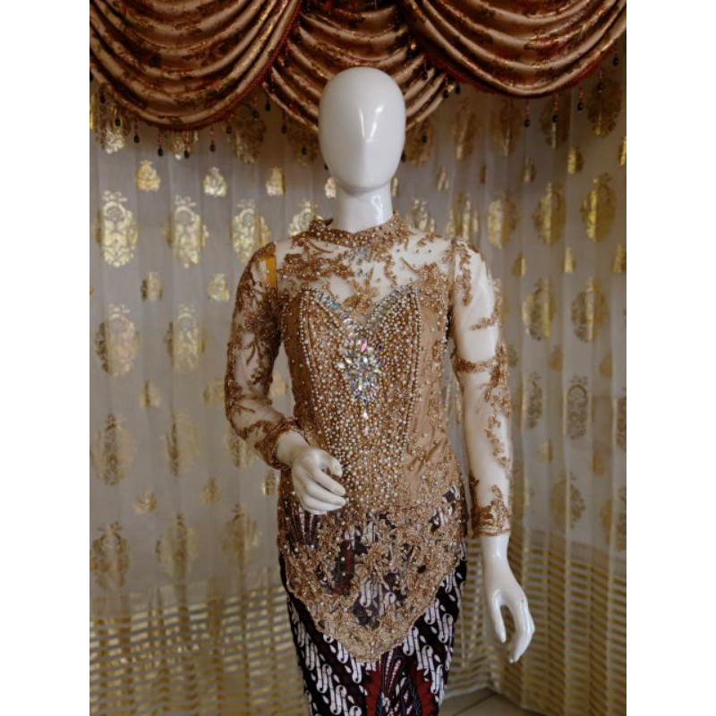 ATASAN FULL PAYET PESTA TRIDI//ATASAN 3 DIMENSI//KEBAYA