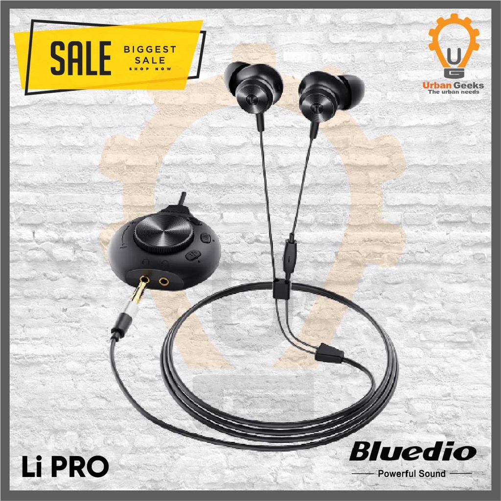 Earphone Wired in-Ear Earphones with Microphone Bluedio Li Pro