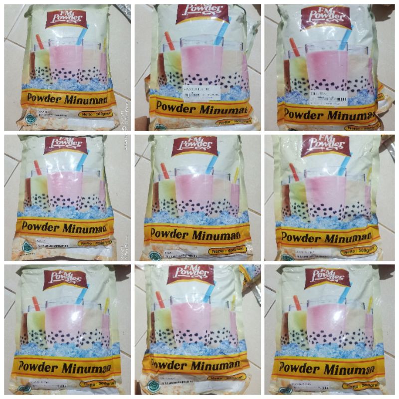 

FM POWDER DRINK BUBUK MINUMAN / SERBUK ICE BLEND 500 GR