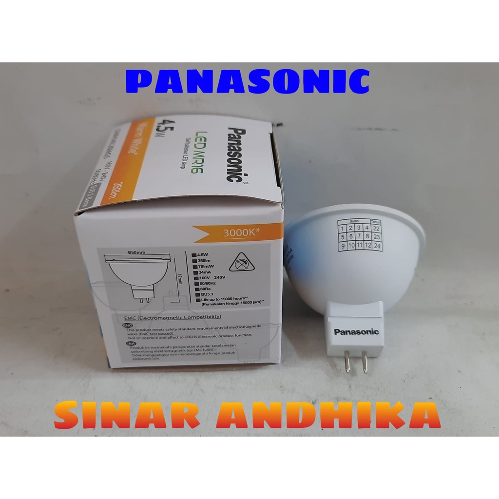 LAMPU LED SPOTLIGHT MR16 PANASONIC