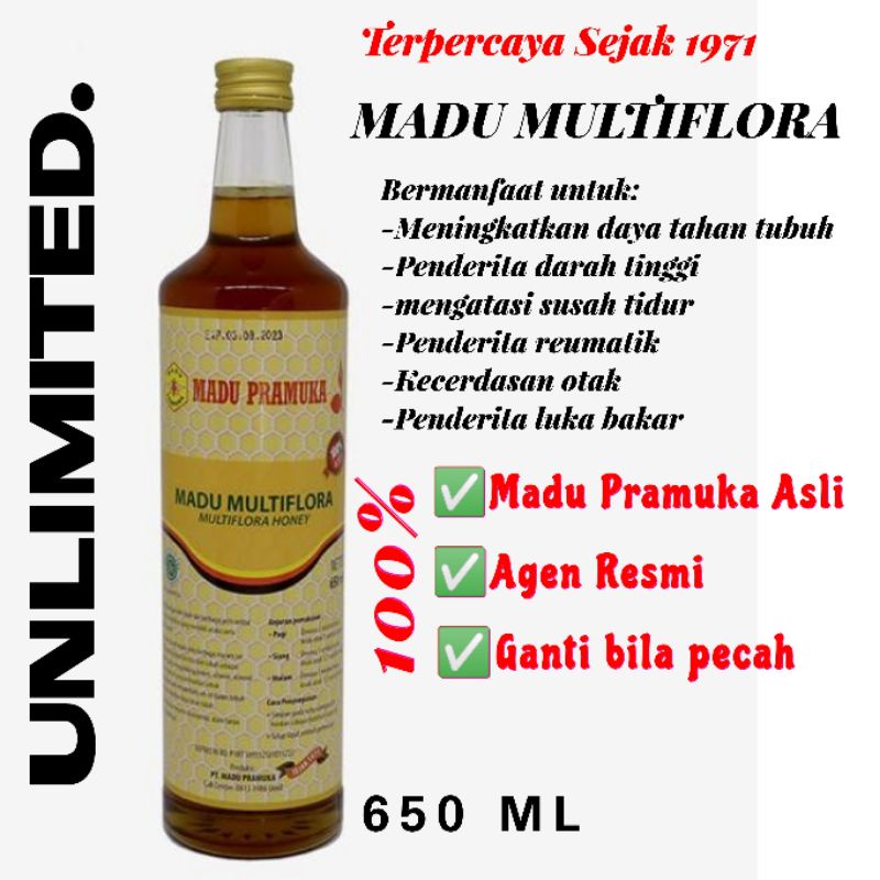 

MADU PRAMUKA MULTIFLORA 650 ML