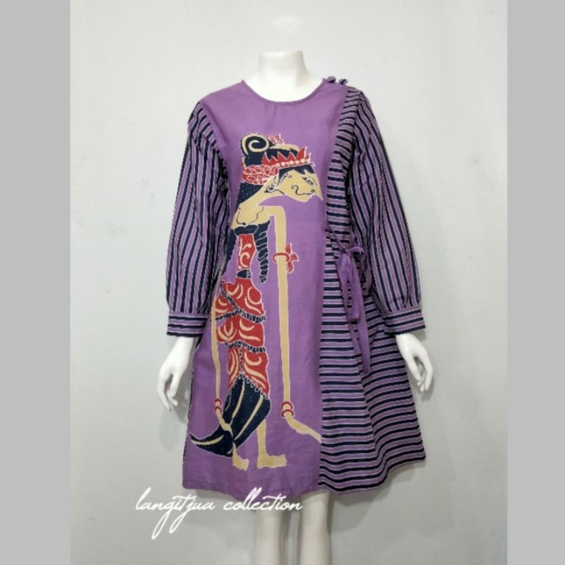 DRESS SALUR BHATARI TUNIK BATIK SOLO ASLI