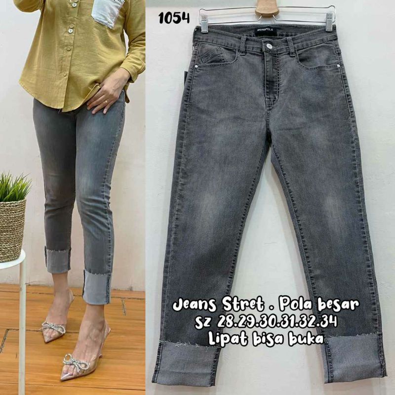 CELANA JEANS LIPAT BAWAH WANITA