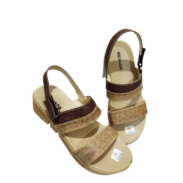 Sandal wanita wedges Nevada let terbaru/sandal nevada wanita