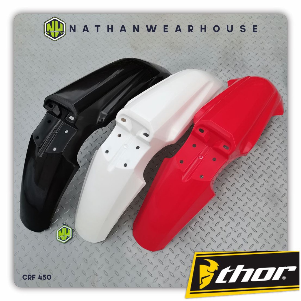 Spakbor Slebor Cover Papan Nomor Nomer Depan CRF 450 THOR