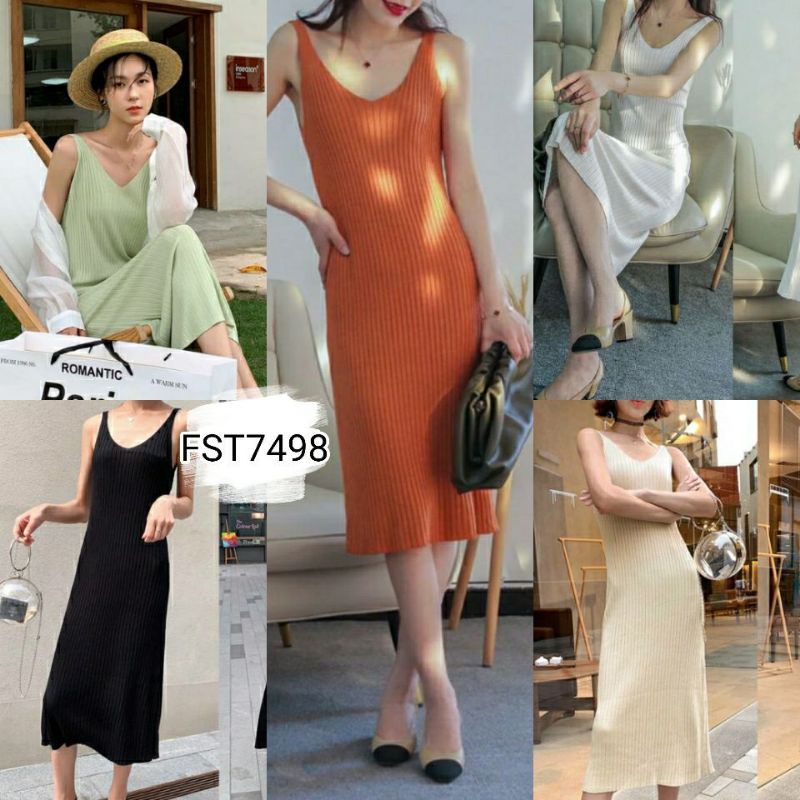 knee length dresses for ladies Lucia Knit Midi Dress in Burgundy
