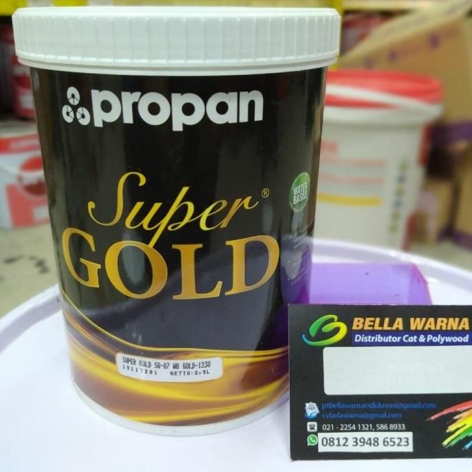 Cat Emas Waterbase Propan Super Gold 0,9Lt