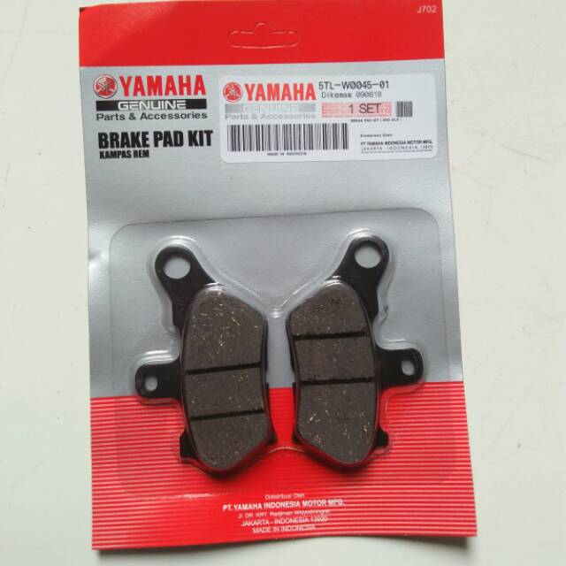 DISPAD/ KAMPAS REM DEPAN YAMAHA MIO SPORTY/ MIO SMILE ORIGINAL