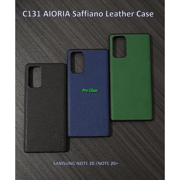 C131 Samsung Note 20 / Note 20 PLUS / Note 20 ULTRA AIORIA Saffiano Leather Case