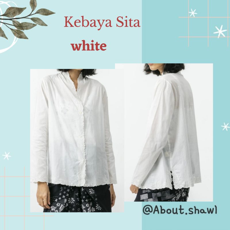 Kebaya Sita White Sejauh Mata Memandang