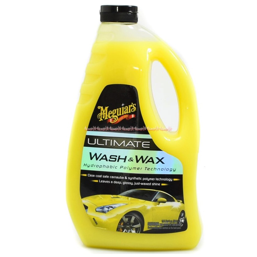 Meguiars Ultimate Wash &amp; Wax Shampoo Mobil Hydrophobic Polymer 1.4L