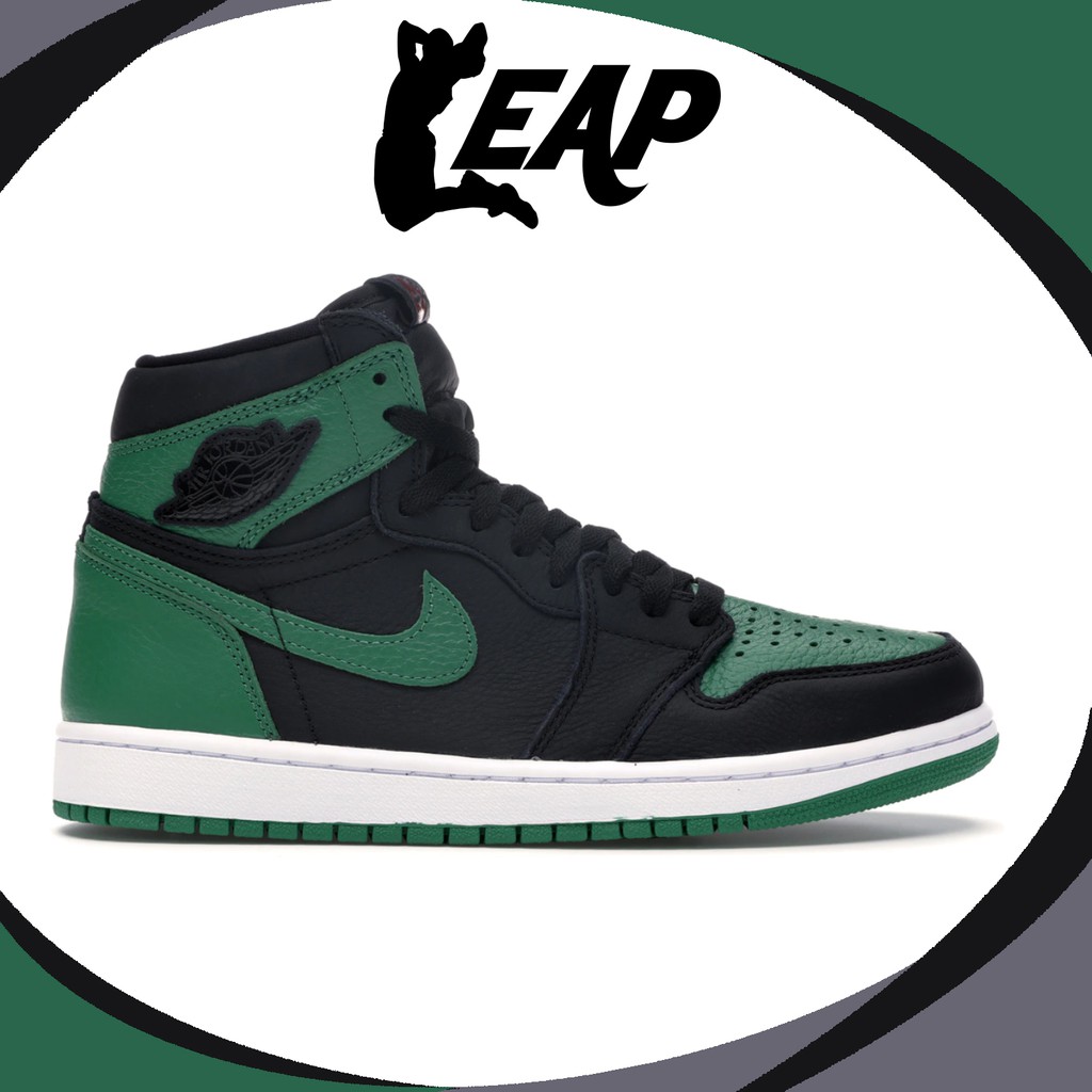 ( HQ ) Air Jordan 1 Retro High || Pine Green
