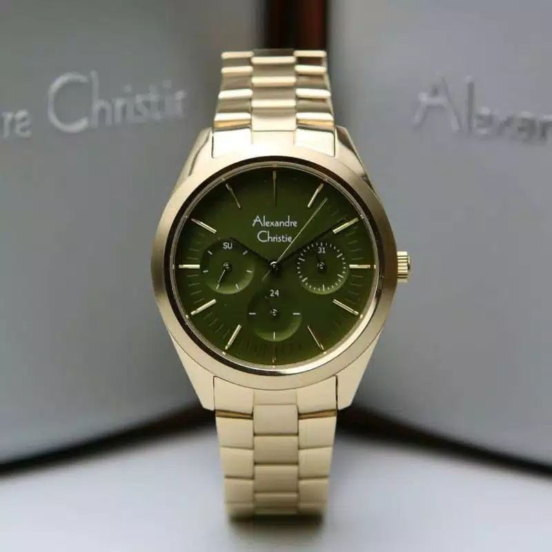 Jam Tangan Alexandre Christie AC 2817 BF Rantai Wanita / Cewek Original
