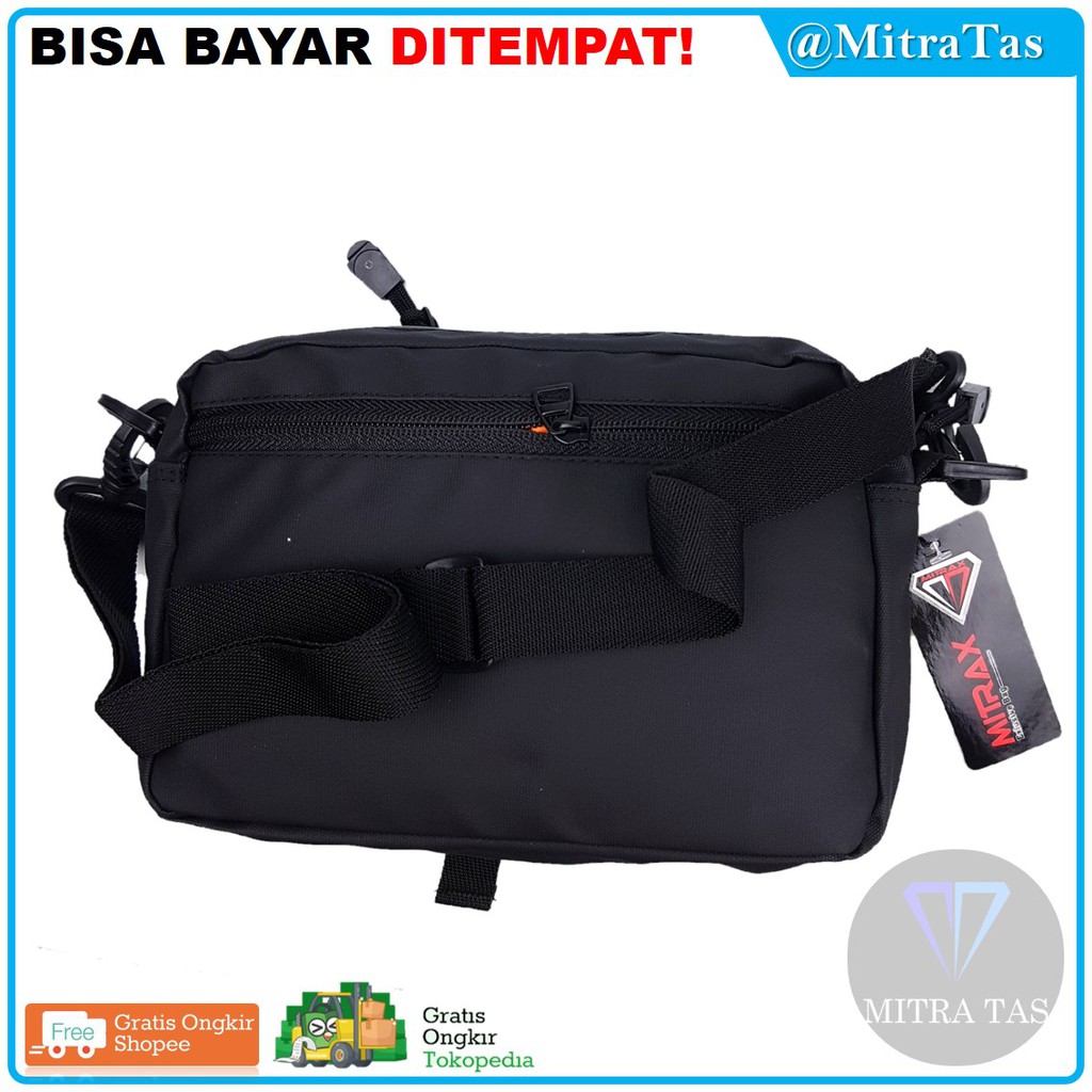 Waist Bag MitraX Dos Bahan Kulit dengan KUALITAS TERBAIK!