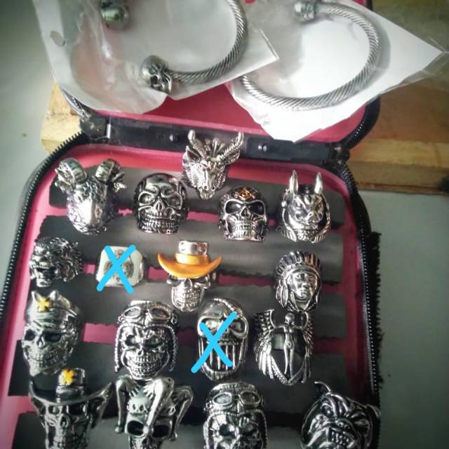 Ring skull cincin keren