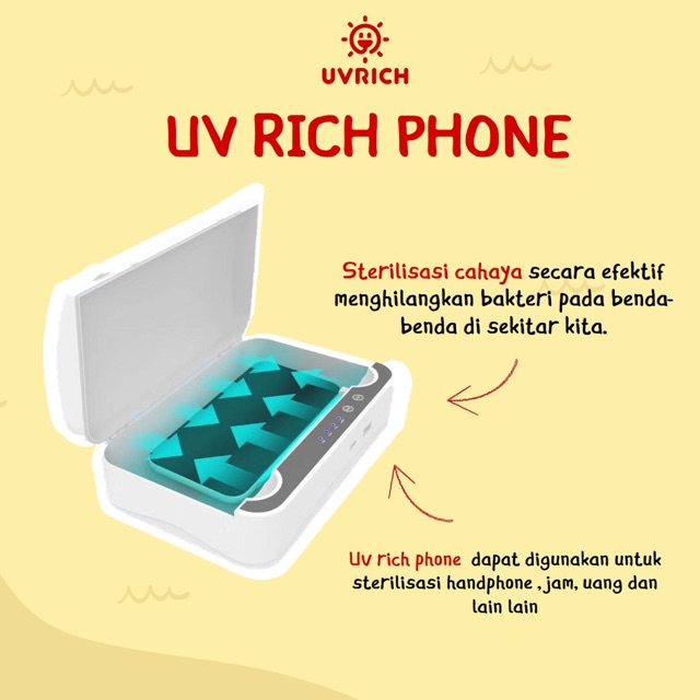 UVRICH UV HP Sterilizer Portable Antivirus Sterilization Box Disinfection