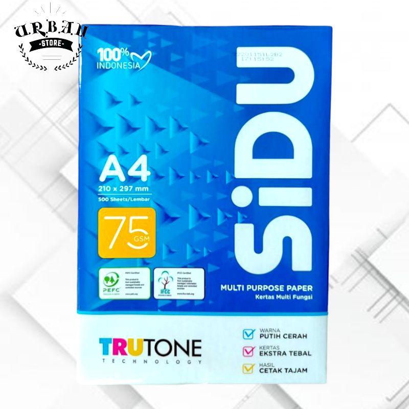 

Kertas HVS Sidu A4 75 gram