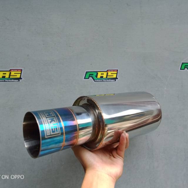 Knalpot mobil HKS blue