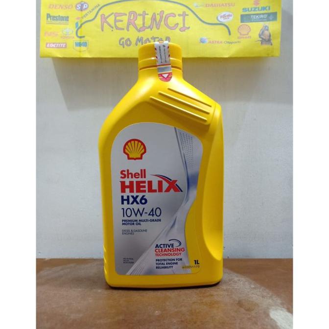 [[BISA COD]] OLI SHELL HELIX HX6 10W-40 1L - OLI SHELL HX6