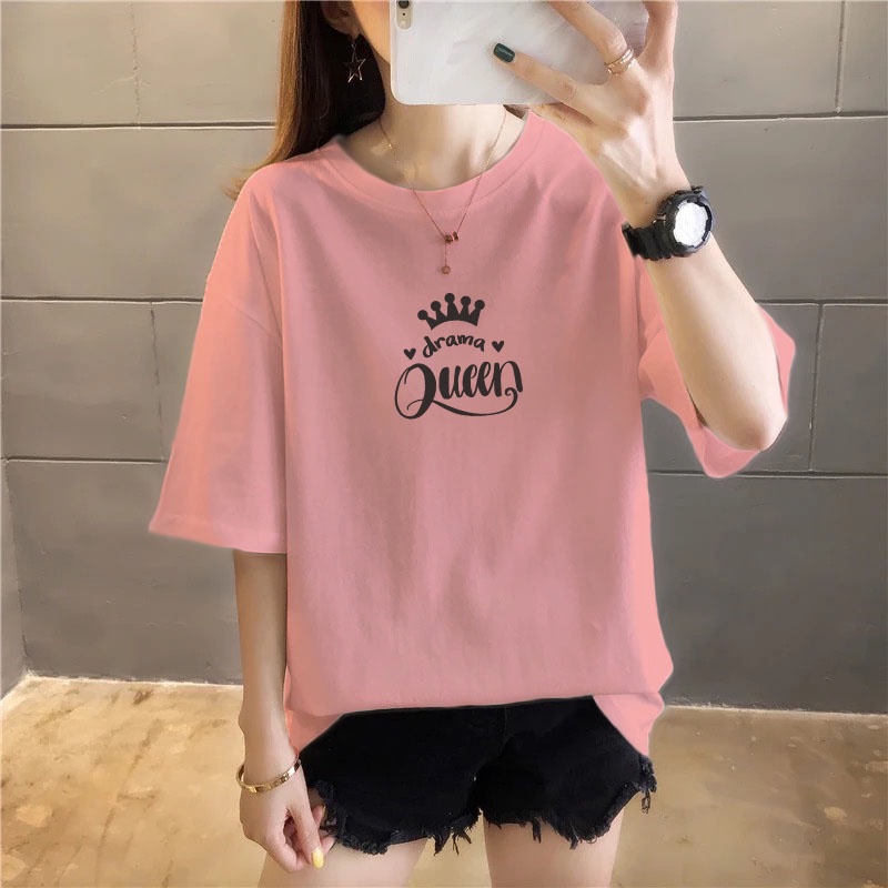 YOURSTYLE1119 - KAOS DRAMA QUEEN KEKINIAN TERLARIS KEREN UNISEX OVERSIZE