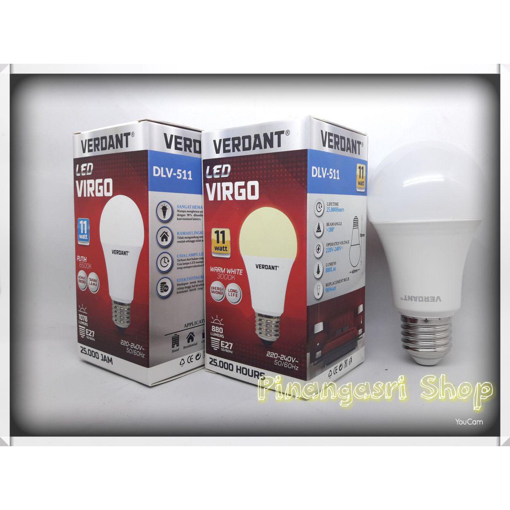 Lampu Led - Led - Lampu Led Kamar - Verdant Virgo 11W Bergaransi Putih Kuning Bergaransi Grosir