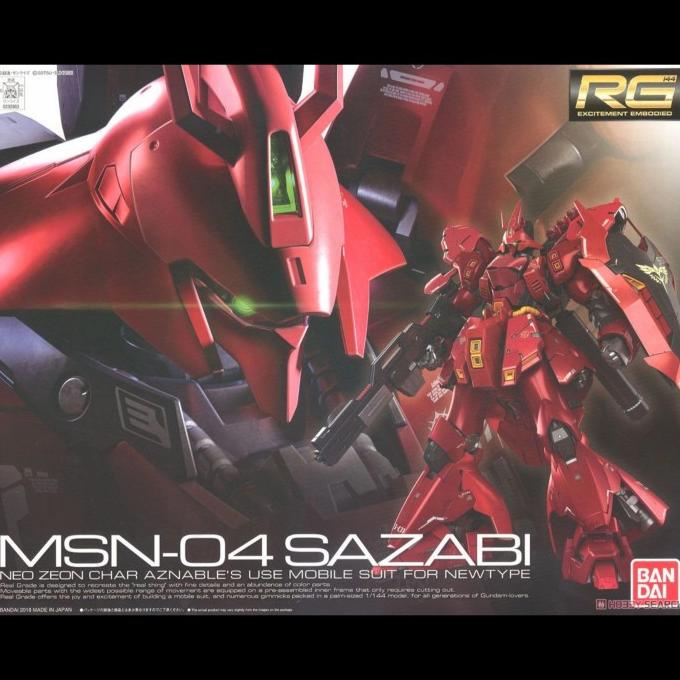 ] Bandai RG Real grade 1/144 Gundam Sazabi