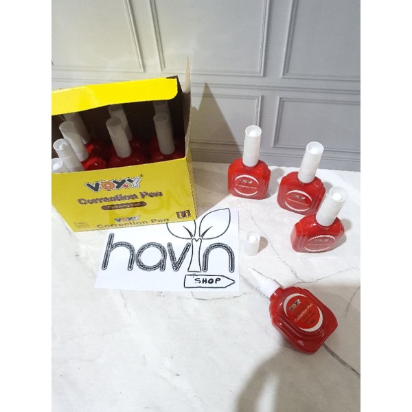 (12pc) tipex murah MERAH/TIP-EX CAIR/correction pen