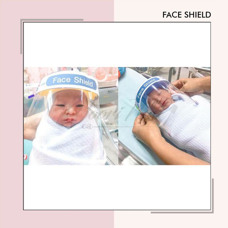 Face shield baby masker bayi anak face shield baby newborn penutup muka anak balita dewasa