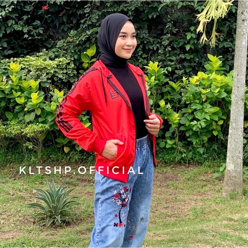 PARASUT JACKET MERAH