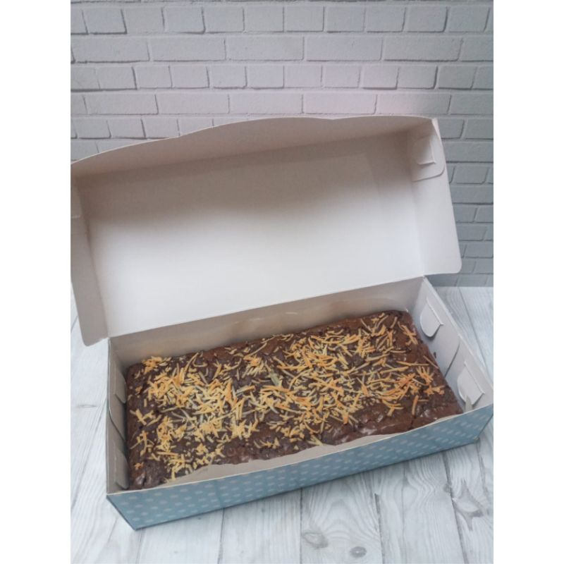 

Brownies keju Brownis panggang keju