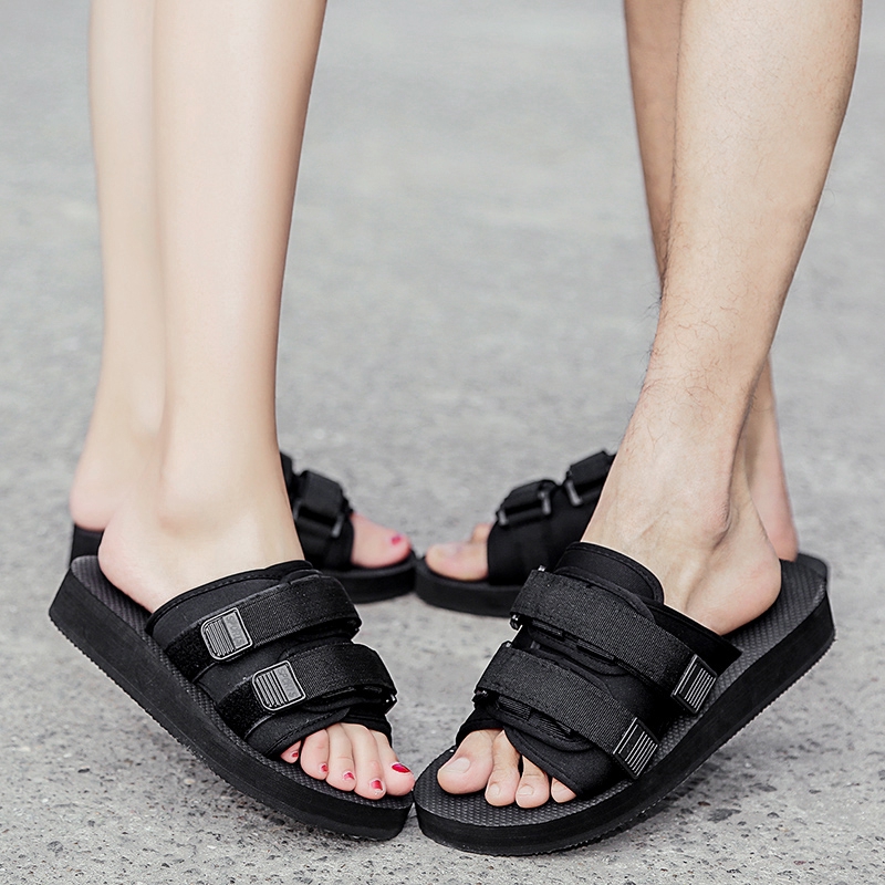  Sandal  Selop  Pria wanita Model Harajuku Ukuran  Besar  Untuk 