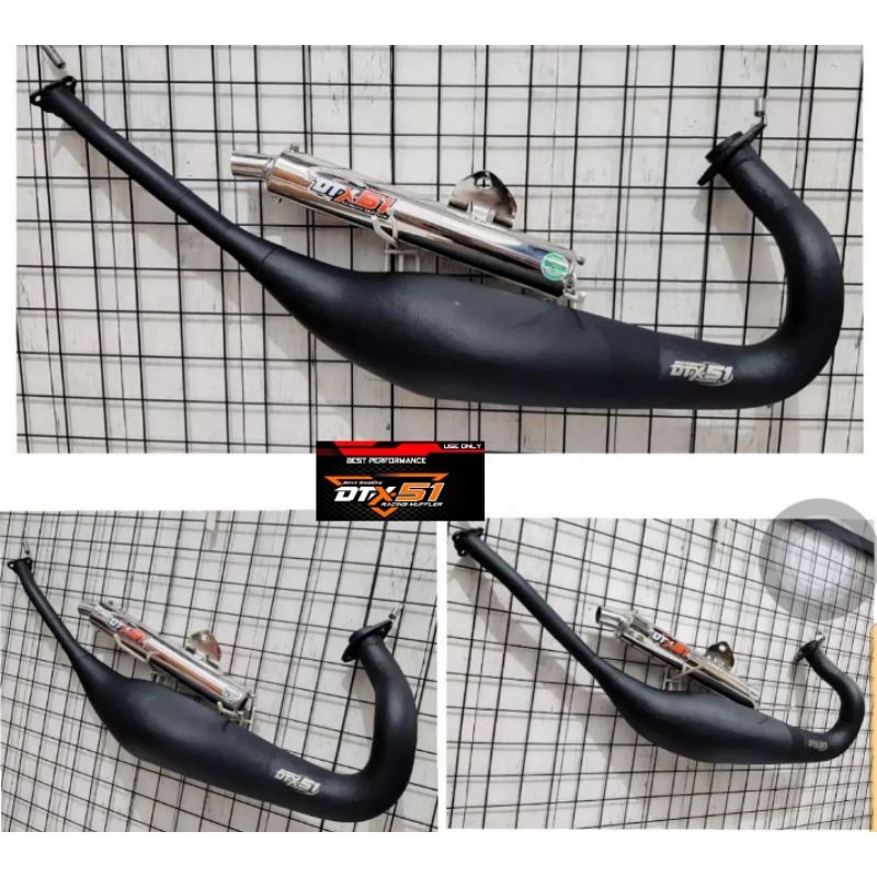 Knalpot Ninja R/RR/SS model standar racing costum original dtx-51 ultimate muffler