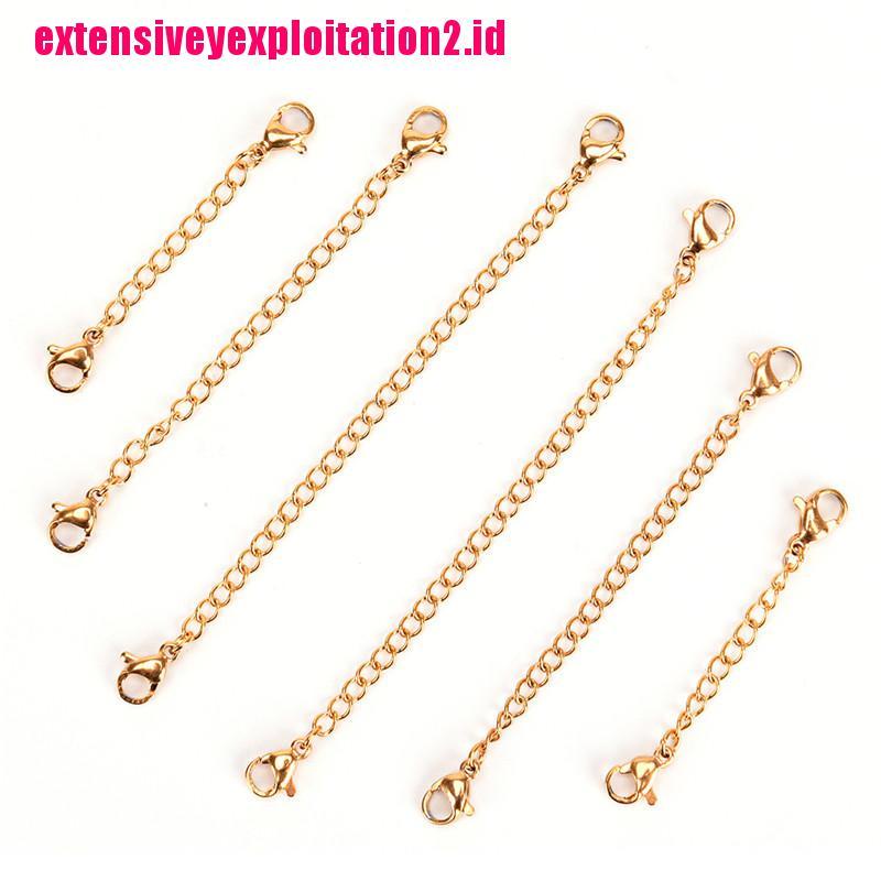 (E2ID &amp; &gt; Rantai Extender Tail Links Untuk Membuat Perhiasan Kalung / Gelang