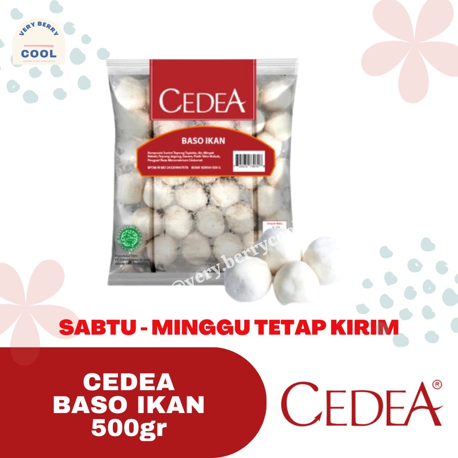 

Cedea Bakso Ikan Besar 500gr