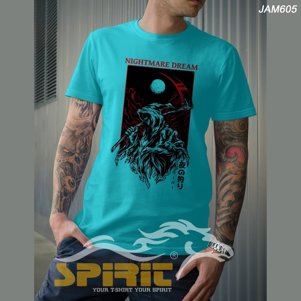 baju pria distro malaikat maut premium all color terbaru keren