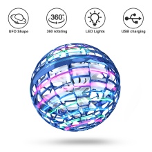 Flying Nova Boomerang Spinner Bola Terbang Drone Flying Ball Flying Nova Pro UFO Ball Drone LED Gyro Spinner Bola