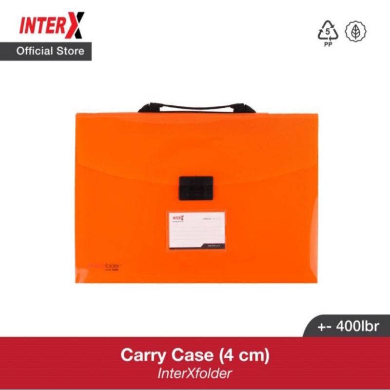 Jual Inter X Carry File 4 Cm Carry Box Handle Shopee Indonesia 8598