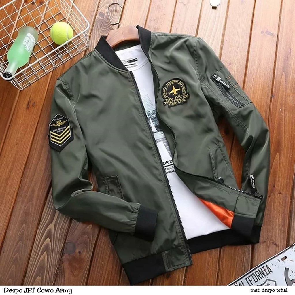 JAKET BOMBER PRIA TASLAN PREMIUM - MUZARA