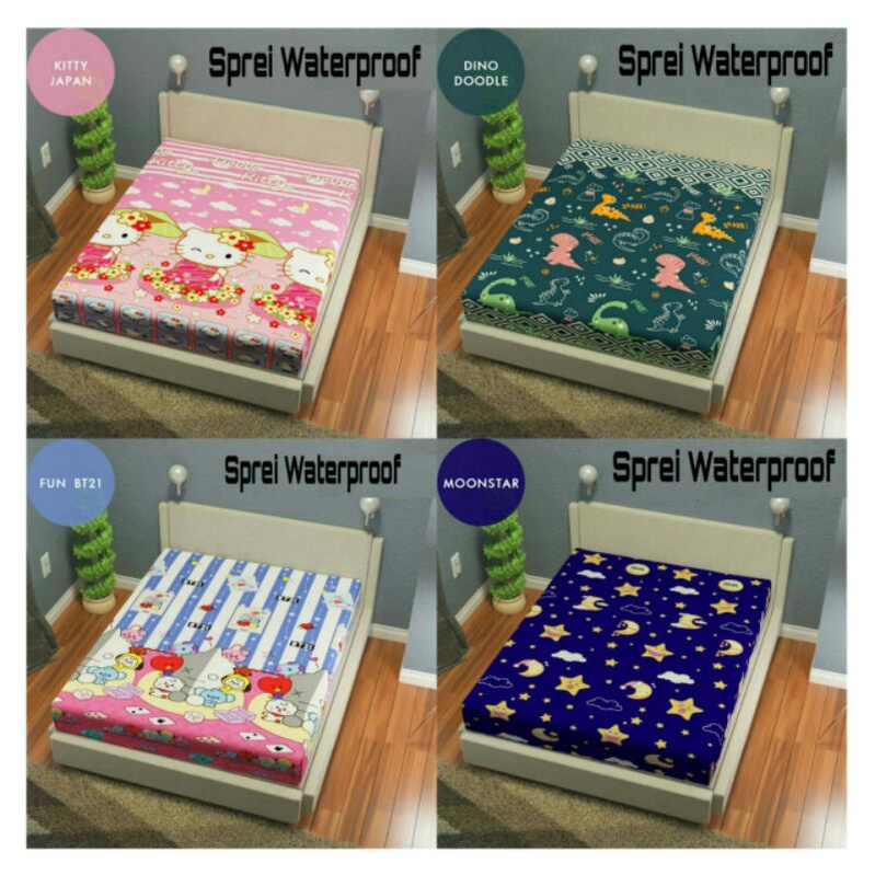 Sprei Waterproof 180x200x45